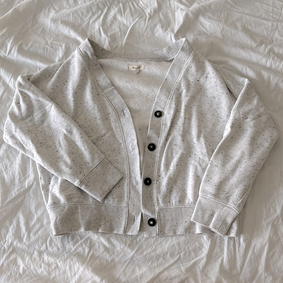 Madewell grey cardigan sweatshirt - Picture 2 of 6